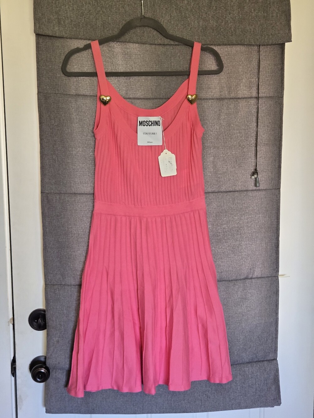 Moschino Couture Women Italy 40 US Size 6 Dress Woman Fuschia Pink